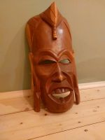 Vollholz Maske afrikanische Dekoration Holzmaske 45cm groß Nordrhein-Westfalen - Bergkamen Vorschau