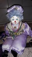 Porzellanpuppe "Clown" zum Aufhängen handbemalt ELG Bayern - Wasserlosen Vorschau