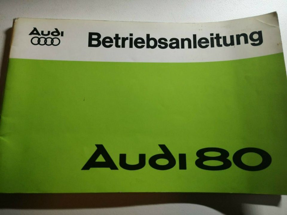 Audi 80 Ausgabe 1978 Betriebsanleitung inkl. Versand in Kiel