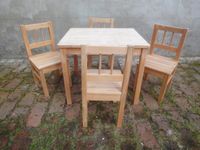 Holz Kindersitzgruppe, Tisch mit 4 Stühlen Thüringen - Ronneburg Vorschau