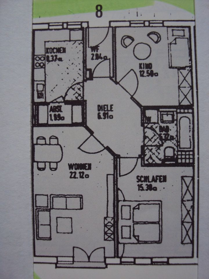 Helle 3 Zimmer Wohnung nähe Regensburg, Neutraubling zu verkaufen in Neutraubling