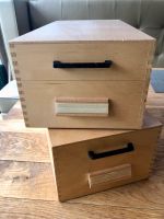 2x Karteikasten Holz Vintage Holzbox Vokabelbox Düsseldorf - Rath Vorschau