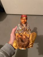 indigene Frau Squaw flechtend Figur Statue Deko (Indianer) Dortmund - Kirchlinde Vorschau