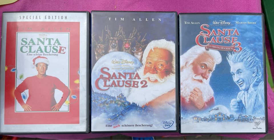 Set aus 3 DVD Santa Clause 1 bis 3 Weihnachten in Hürth