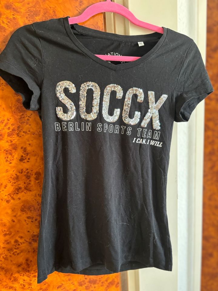 Soccx tshirt mit Glitzer Pailletten in Hannover