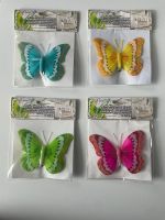 DECO Schmetterlinge mit Clip - Deko 3D, Frühling, Ostern 12 cm Nordrhein-Westfalen - Kerpen Vorschau