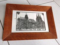 Bild mit Kirchenmotiv, Original Handsiebdruck DDR, 1988 Nordrhein-Westfalen - Rheine Vorschau