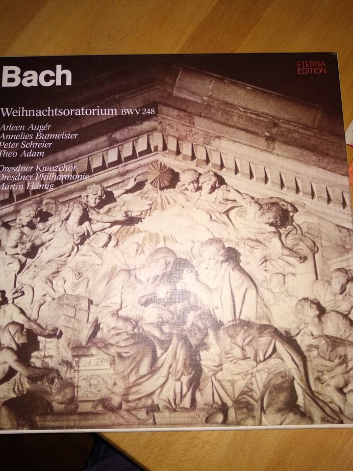 Bach: Weihnachtsoratorium BWV 248, Booklet, 3 LPs in Box. in Stuttgart