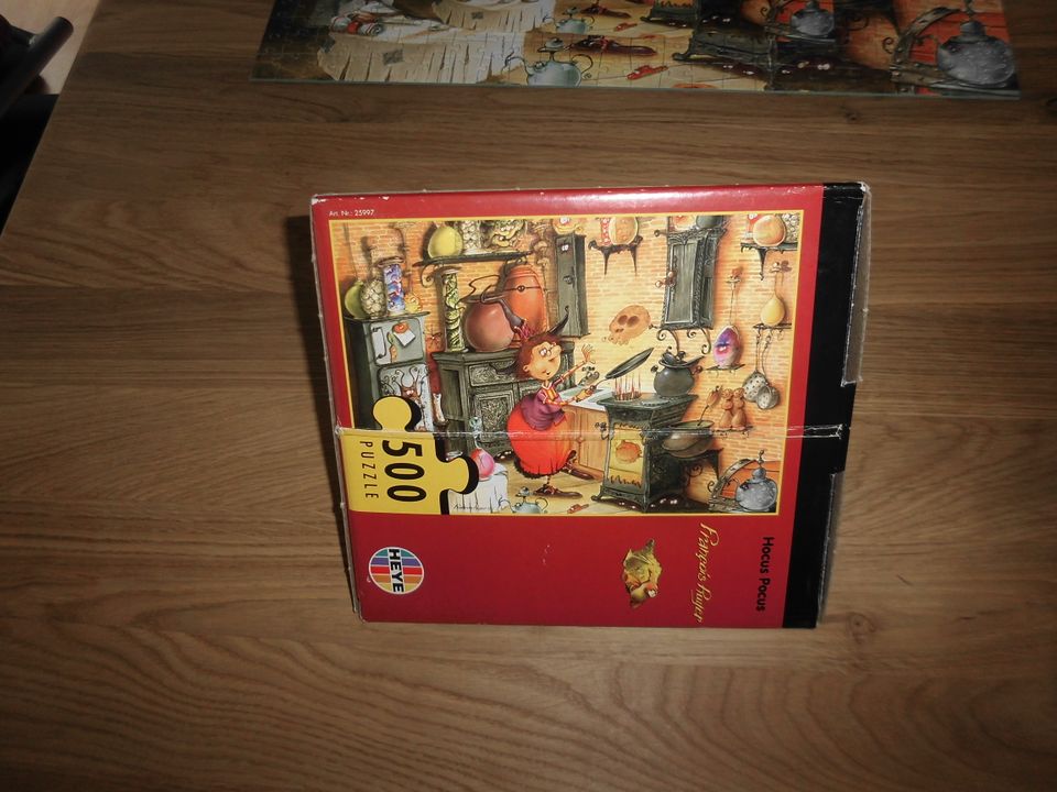 HEYE Dreieck COMIC Puzzle Hocus Pocus 500 Francois Ruyer 2003 in Leverkusen