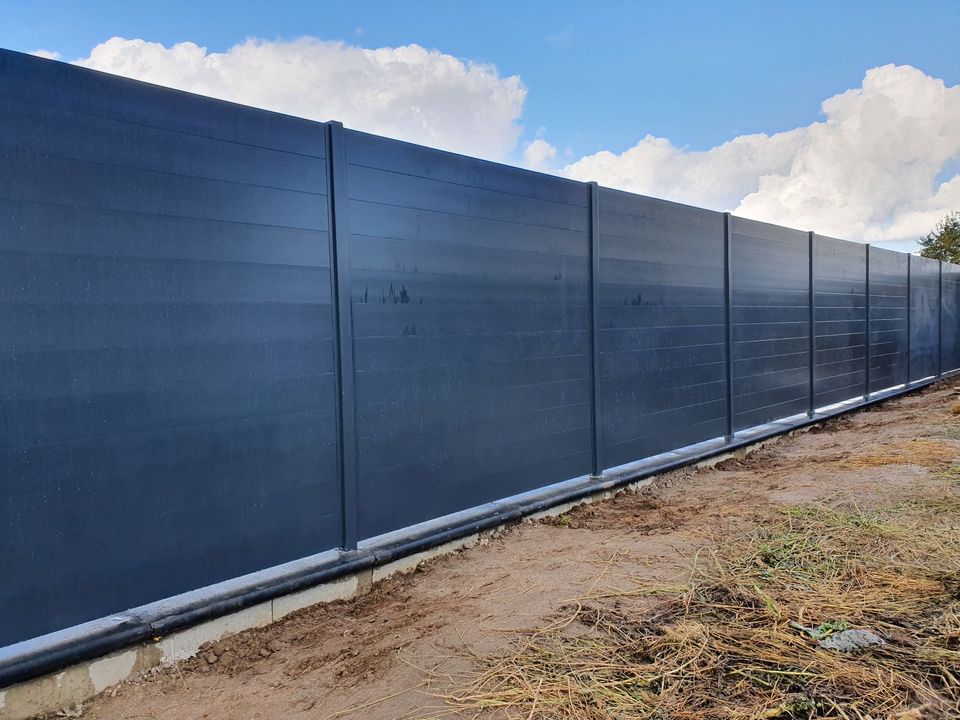 Alu Sichtschutzzaun Aluminium Zaun Alu Zaune Palisadenzaun in Peine