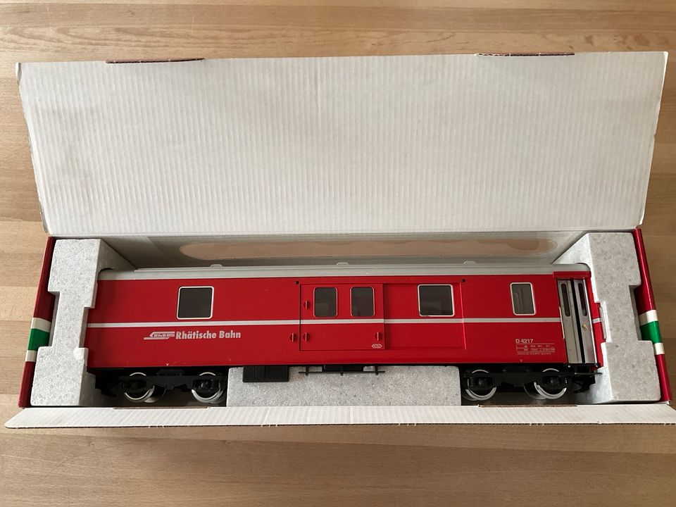 LGB 3069 RhB Packwagen rot orig. verpackt in Echem