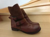Lederstiefel Braun Cognac Gr. 40 echt Leder Bayern - Erlangen Vorschau