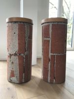 2 Stück Kernbohrung mit Holzplatte 58cm hoch, Durchmesser 25cm Bremen - Borgfeld Vorschau