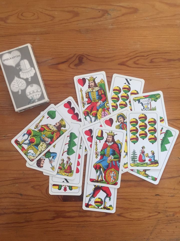 JASS-Spielkarten, 36 Blatt in Michendorf