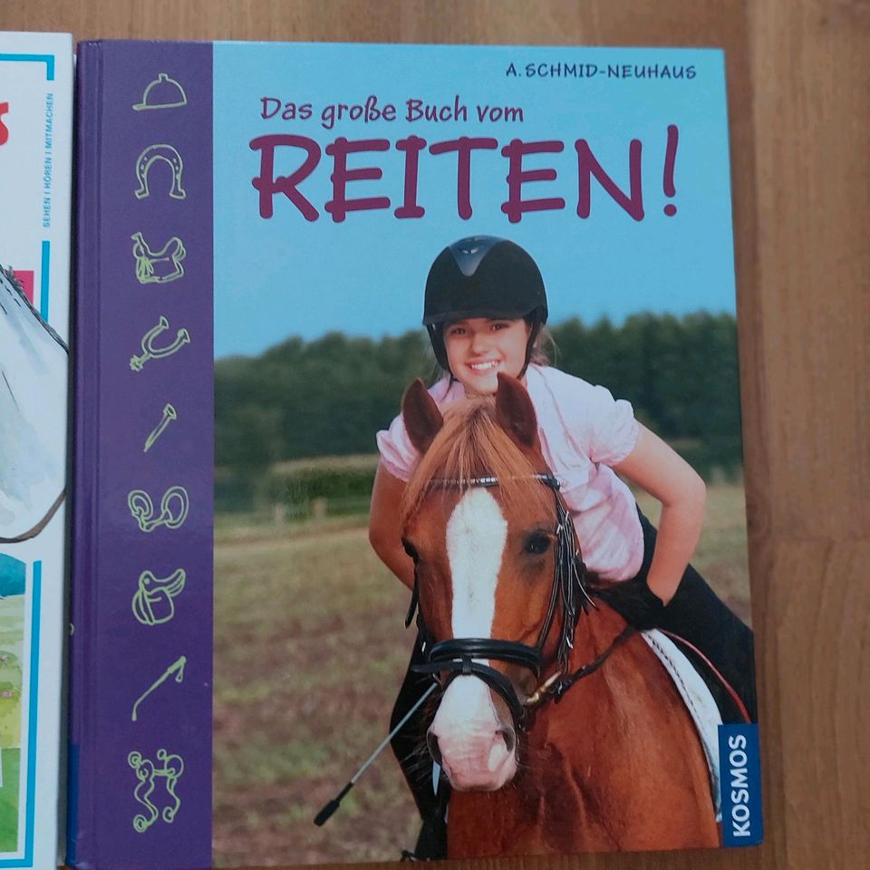 2 große, tolle Pferdebücher, was ist was ? Reiten in Mönkeberg