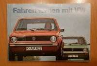 Fahrschulbuch "Fahren lernen mit VW" von 1978 Niedersachsen - Westoverledingen Vorschau