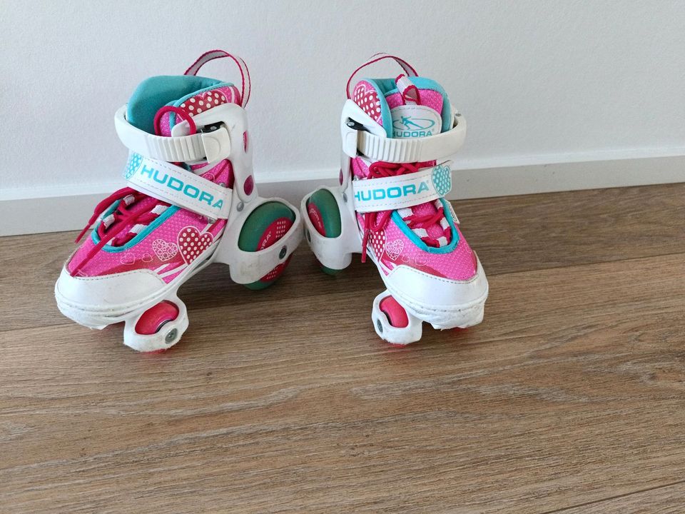 Rollschuhe Kinder HUDORA Größe verstellbar 26-29 in Geisig