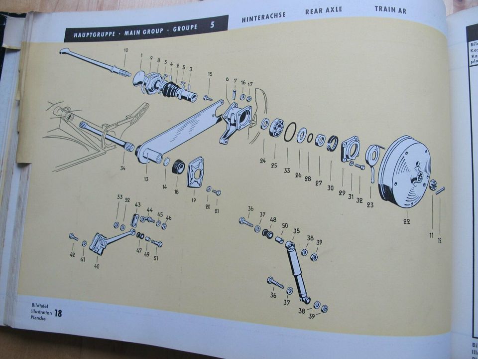 VW Käfer Ersatzteile Katalog von 1954 Rarität!! in Teisendorf