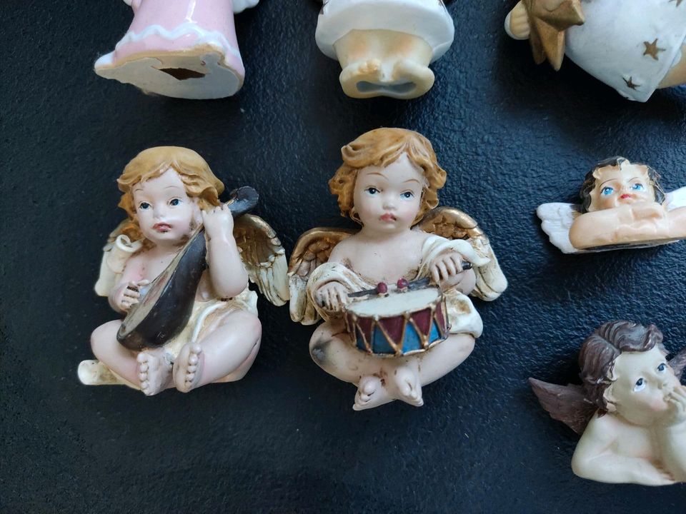 7 Engel Figuren Schutzengel Anhänger Deko Weihnachten in Augsburg