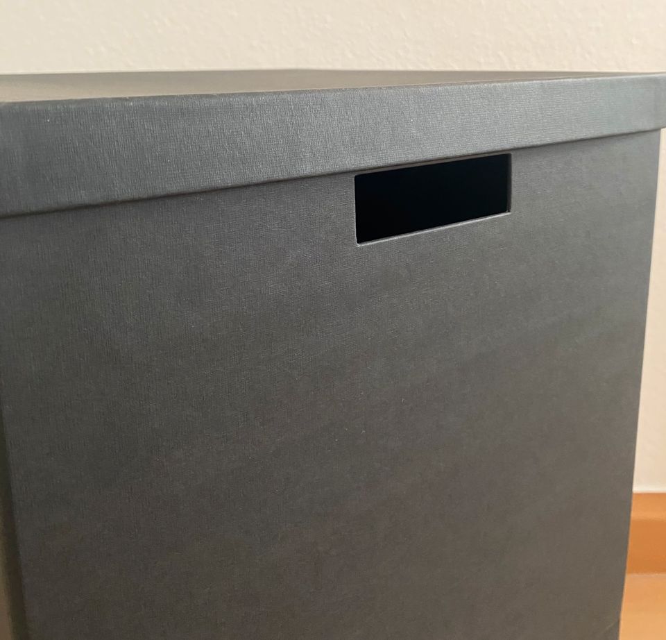 Ikea TJENA Kiste, Box aus Pappe, schwarz in Stuttgart