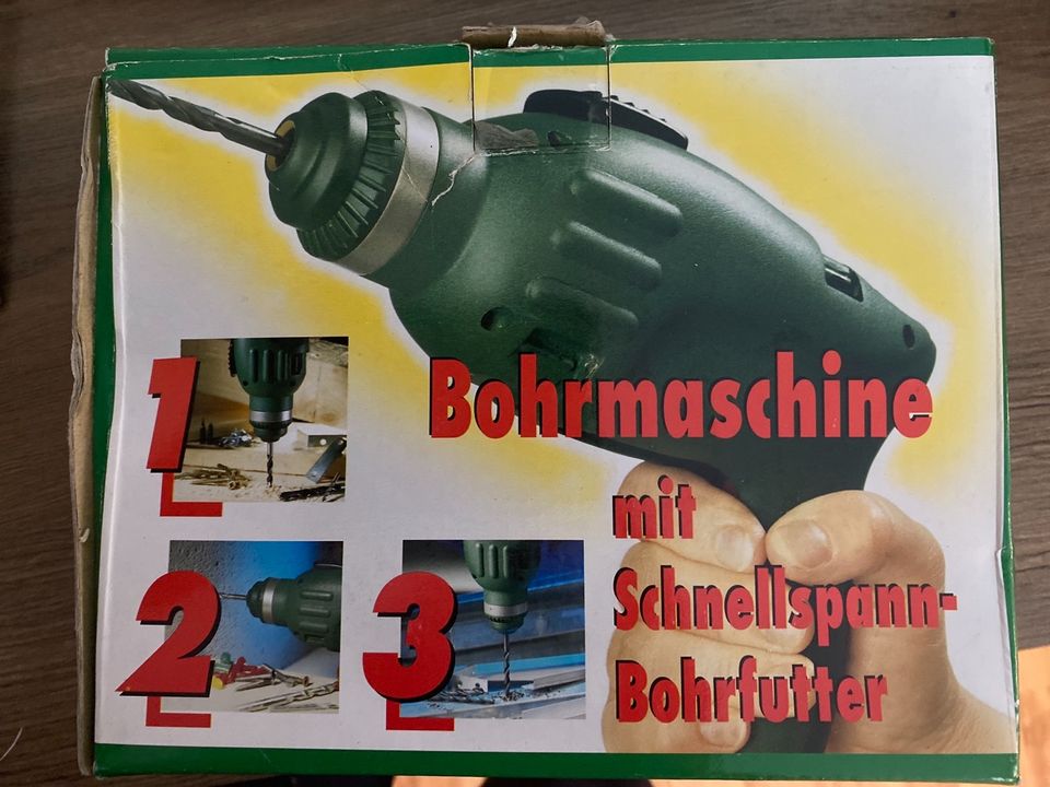 Handbohrmaschine mit Schnellspann-Bohrfutter in Schöllkrippen