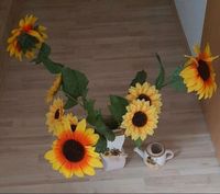 Sonnenblumen Deko Kunstblumen Vase Herbstdeko Thüringen - St Gangloff Vorschau