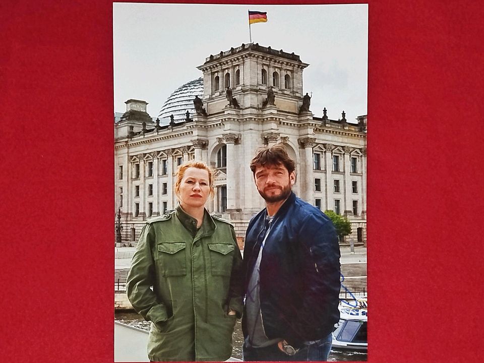 BIRGIT MINICHMAYR Autogramm signiert 20x30cm Foto Dengler ZDF DVD in Stuttgart