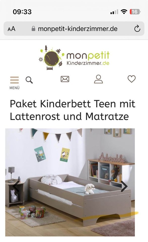 Kinderbett von monpetit Kinderzimmer - Massivholz in Bremen