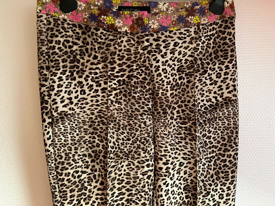 Marc Cain Hose N3 36-38 Leopard Animal Print  stretchig in Bünde