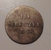 (B162k) Nassau 3 Kreuzer 1818 Wilhelm 1816-1839 Bayern - Lindau Vorschau