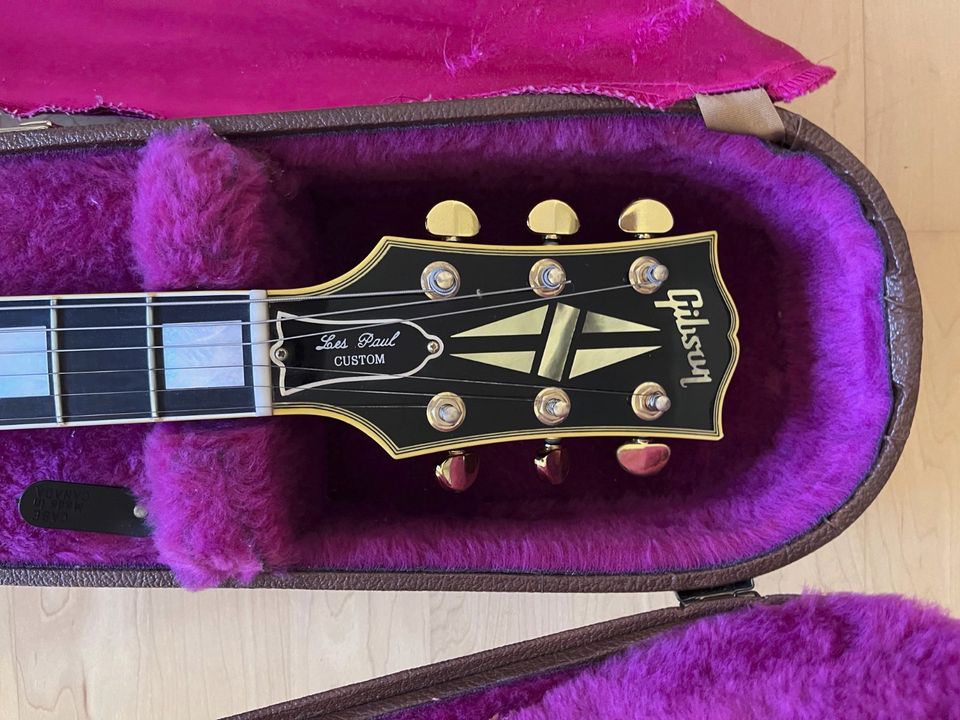 LIEBHABERSTÜCK: ORIG.Schwarze Gibson Les Paul Historic re-is in Düsseldorf