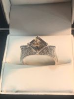 Traumhafter Ring mit Rauchtopas und Zirkonia Silber 925 Berlin - Spandau Vorschau