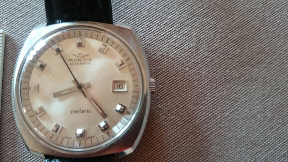 Mondia (Zenith), Stellaris, Automatic Herren-Armbanduhr um 1970 in Uelzen