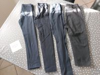 4 Leggings 128 schwarz Mädchen 3x lang 1x 3/4 Thüringen - Utzberg Vorschau