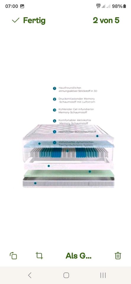 Neues Luxus Boxspringbett Original Verpackt aus Geschäftsauflösun in Herford