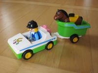 Playmobil 123 PKW mit Pferdeanhänger 70181 Auto Pferd Reiter Sachsen - Chemnitz Vorschau