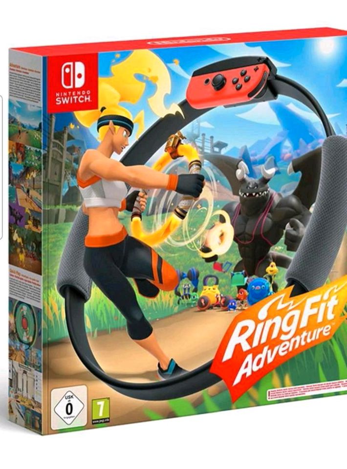 RingFit Adventure Ring und Spiel Nintendo mit Verpackung wie neu! in Floh-Seligenthal-Floh