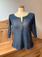 GARCIA Netzshirt Jeans-Optik 3/4 Arm Gr.36 Bayern - Büchlberg Vorschau