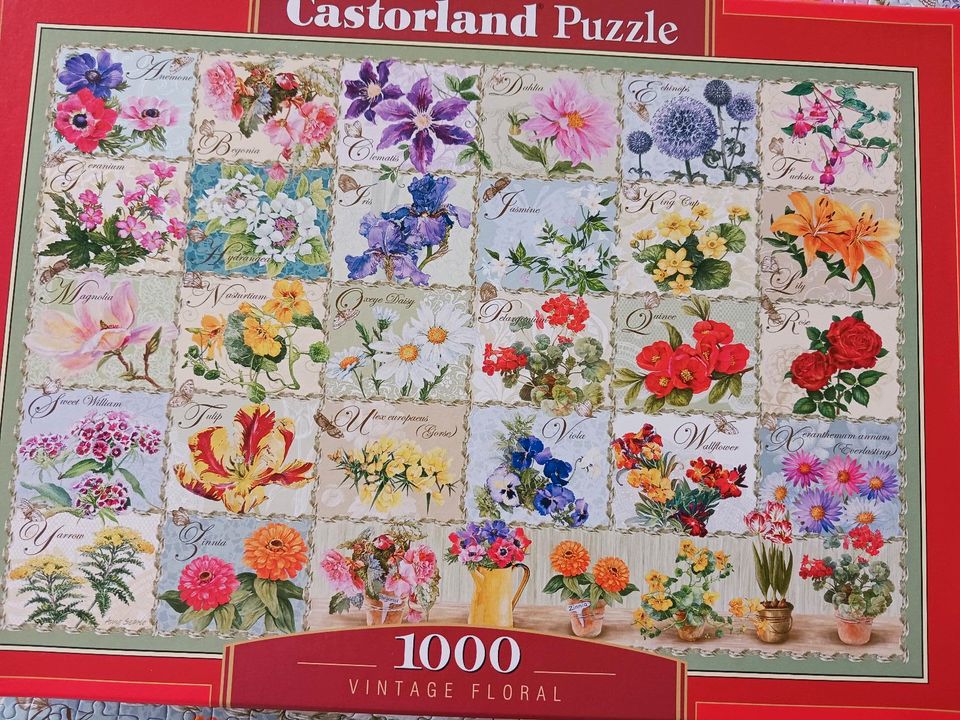 Puzzle 1000 Teile "Vintage Floral" in Lingen (Ems)