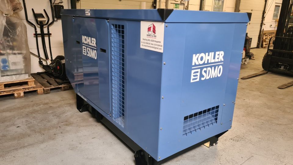 Neue Notstromaggregat SDMO Kohler J110 John Deere 110kVA in Grevenbroich