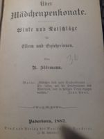 Von 1887 - Über Mädchenpensionate für Eltern und Erzieherinnen Wandsbek - Hamburg Farmsen-Berne Vorschau