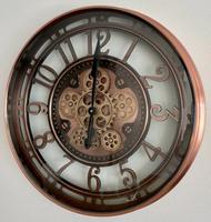 Wanduhr Zahnrad Berlin Zählwerk Animation Kupfer 55 cm NEU Wand Uhr Deko Dekoration Wanddeko Industrial Industrie Stil animiert Zahnräder bewegen Nordrhein-Westfalen - Wermelskirchen Vorschau