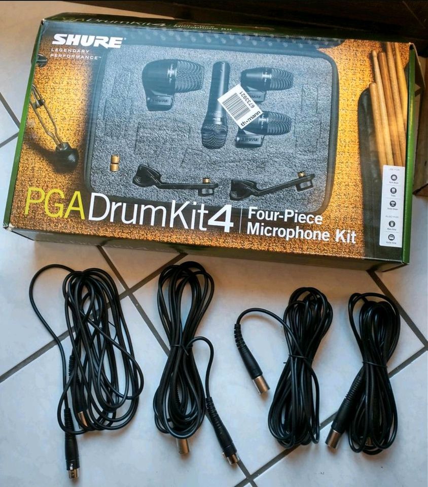 Shure PGA Drumkit 4, Schlagzeug Mikrofone in Ostercappeln