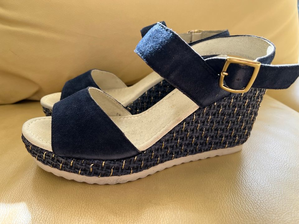 Gabor Sandalen blau Gr. 39,5 in Chemnitz