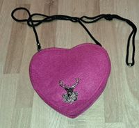 Tracht Tasche Handtasche Umhängetasche Filz pink Herz Hirsch Bayern - Saal Vorschau