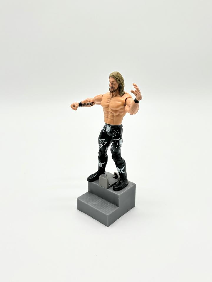 WWF/WWE Jakks Mattel Wrestling Figur Edge mit Ringtreppe 2004 in Filderstadt