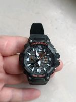 Casio Chrono Herrenuhr Chronograph aus Kunststoff schwarz orange Bayern - Seefeld Vorschau