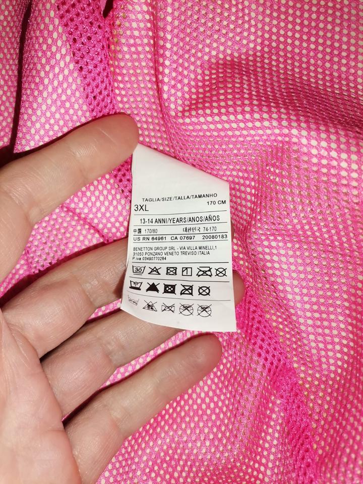 Benetton Jacke Windbreaker Mädchen Gr.164 Gr.170 Gelb Pink in Dortmund