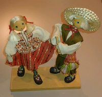 DDR Ungarische Kunst, Souvenir, Figuren, Tracht Brandenburg - Fredersdorf-Vogelsdorf Vorschau