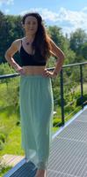 B.C. 2x Maxirock Gr. 17 Gr.34 jeansblau salbei transparent Rock Bayern - Riedering Vorschau